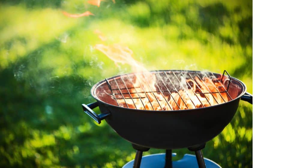 BBQ flames