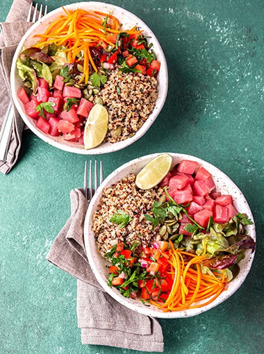 Quinoa Poke Bowl