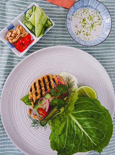 Thai Salmon Burgers